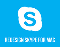 Redesign Skype for Mac - concept