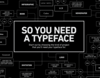 So You Need A Typeface