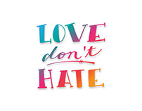 Love don't Hate Doodle