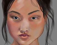 Study of a girl