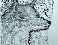 Wild Fox - Inktober52 Prompt #1