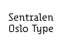 Custom Typefaces for «Sentralen Oslo»