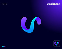 Valsena Logo - Modern V and S Logo - Brand identity