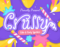 CRULLY CUTE & CURLY - FREE FONT
