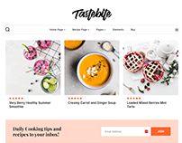 Cooking Website Landing Page Template