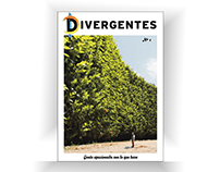 Diseño portada revista Divergentes nº1