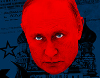 Putin - a russian spy story (Key art movie poster)