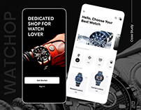 UX/UI Design for Watch Shopping App | Case Study