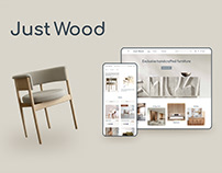 Just Wood furniture web & mobile adaptive design
