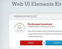 Web UI Elements Kit PSD