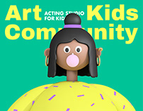 Art Kids Community — Brand Identity & Website design