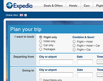 Expedia Home Page (2010)