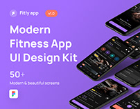 Fitly - Modern Fitness App UI Design Kit