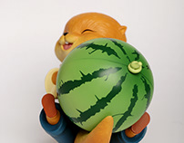 Mr. Otter- Hug watermelon
