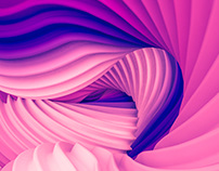 Pink Marshmallow Spirals