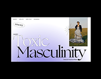 Toxic Masculinity | Landing Page Web & Mobile