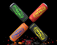 DYNAMIT Energy Drink - Packaging & Logo Design