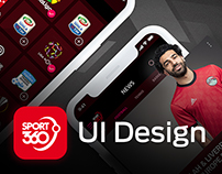 Sport360 Mobile App UI