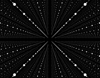 Infinity Space Dots - Seamless Loop / HD , 4K