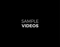 Sample Videos