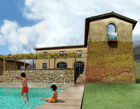 Tuscany Country House Restoration; Bicubic Studio