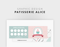 Pâtisserie Alice - Carte de visite