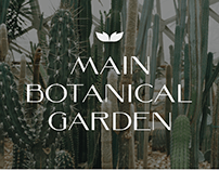 Botanical garden website redesign