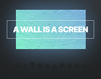 A Wall is a Screen / visual identity