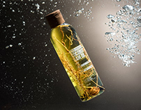 Splash photography for a Cosmetic Brand