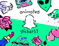 Snapchat Animated Stickers Part 1