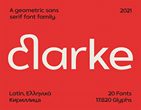 SK Clarke Typeface