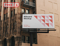 Free Big City Billboard Mockup