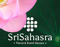 SriSahasra Floral & Event Decors - Logo Design