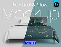 Realistic Bedsheet Mockup in Adobe Photoshop by the2px
