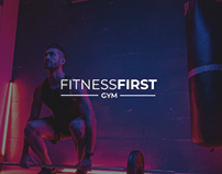 FitnessFirst - website landing page for gym