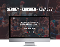 Sergey «Krusher» Kovalev official site