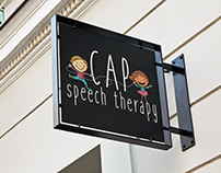 CAP Speech Therapy Logo Design