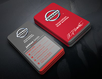 Modern Business Card Design For The Car Company.