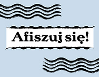 AFISZUJ SIĘ! free fonts & ilutrations