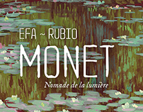 "Monet, itinerant of light" book cover