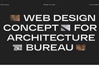 Architecture bureau design concept