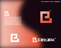 crypto currency logo. C letter logo design , branding