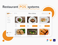 Restaurant POS systems |UX Design | UI Design