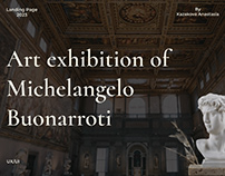 Art exhibition | Landing Page