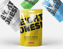 Plastic Pouch Mock-Up Template ( Free Download )