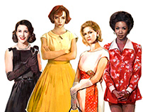 Vintage Fashion Characters