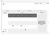 Taskly Wireframes - Add a Project Desktop and Mobile