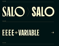 SALO – Variable font