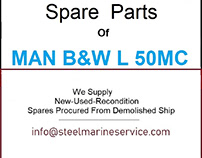 MAN B&W L 50MC Engine Spares For Reuse.