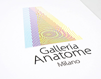 Anatome Art Gallery, brand identity design